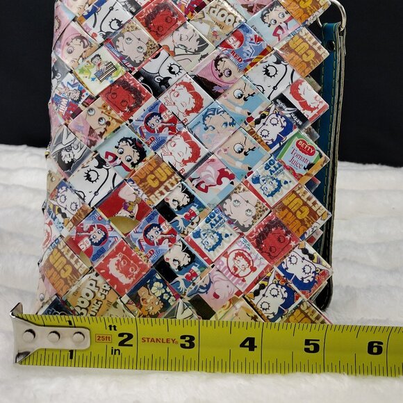 Betty Boop Woven Clutch / Wristlet – Nahui Ollin | Y2K Pop Art & Eco Friendly - Picture 6 of 6